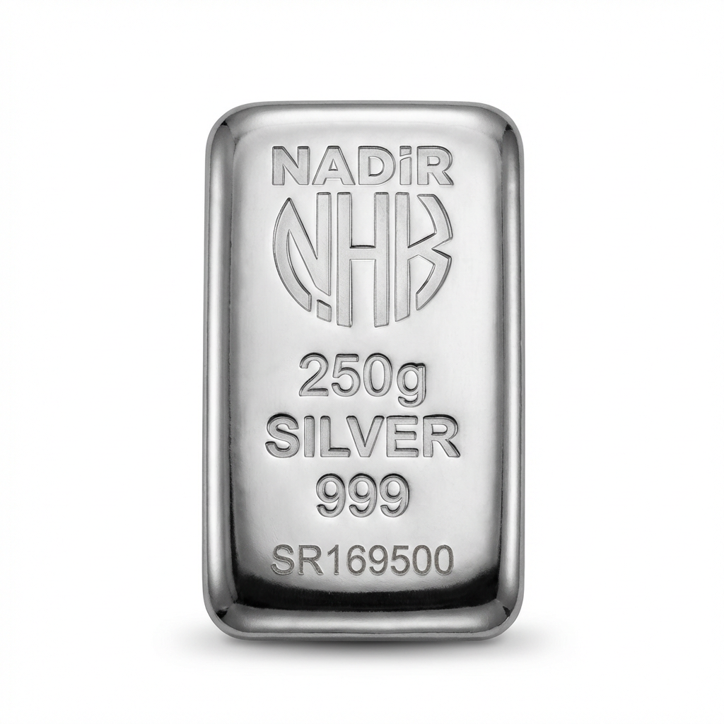 Nadir Refinery 250 Gram Silver Bar