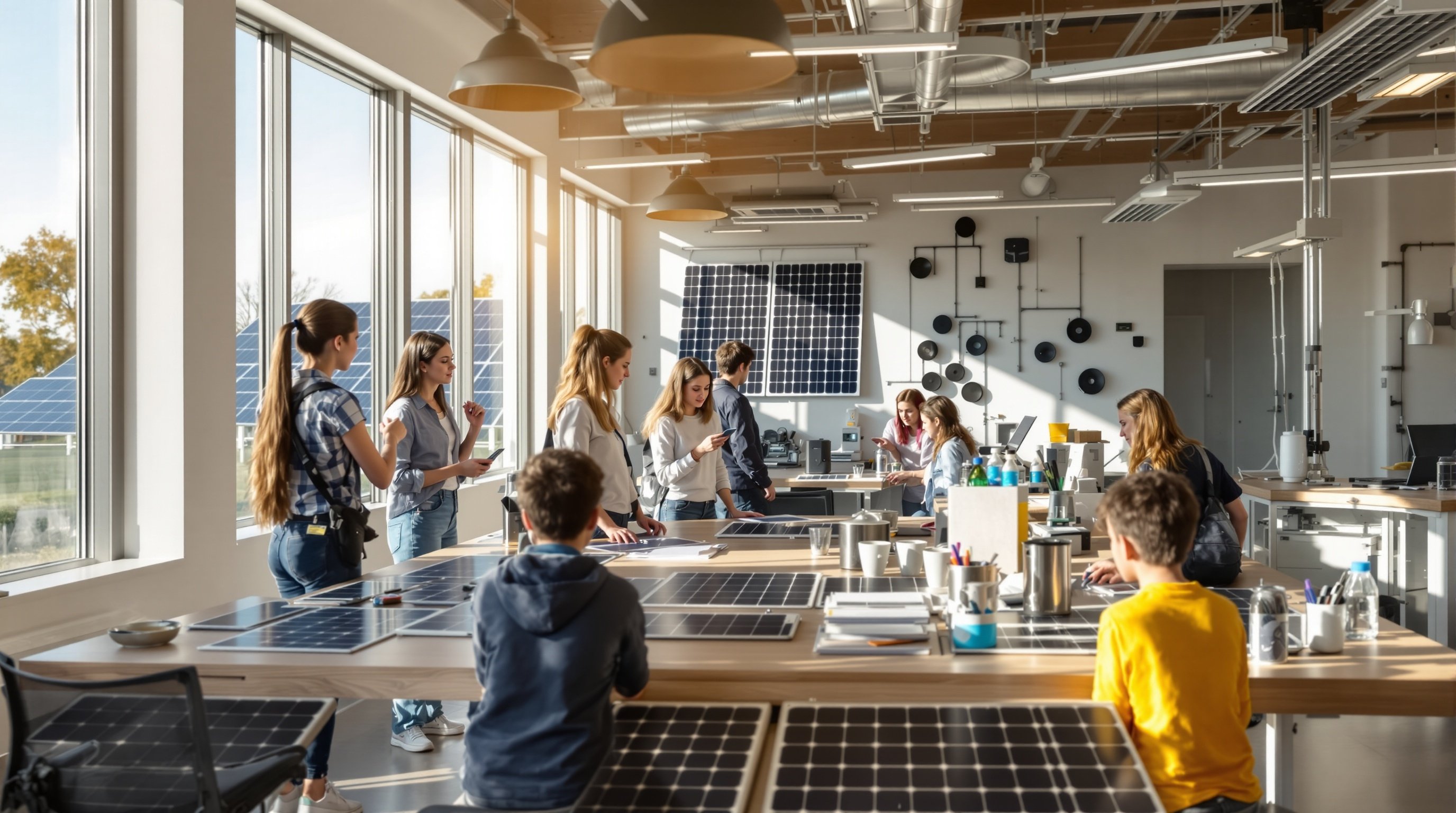 Solar-powered innovation lab