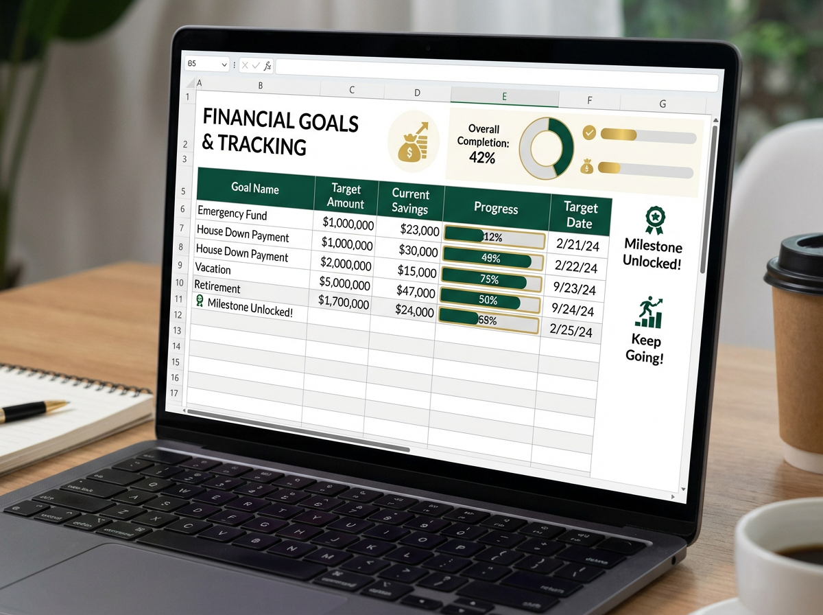Financial Goals Planner — premium financial planning tool by Finance Scoops
