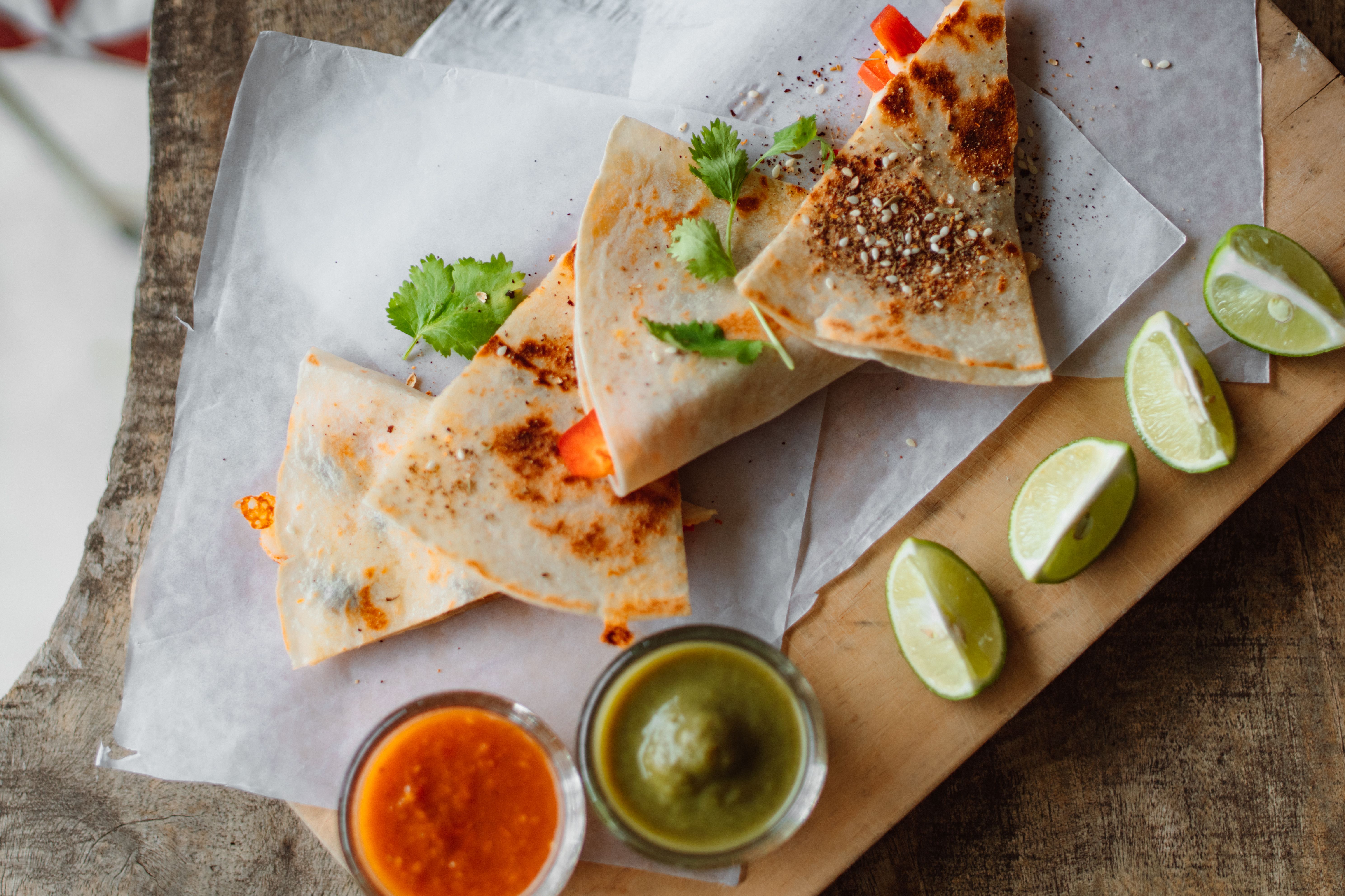 Budget Black Bean Quesadillas