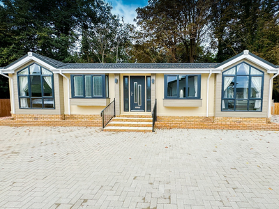 Cream park home after refurbishment