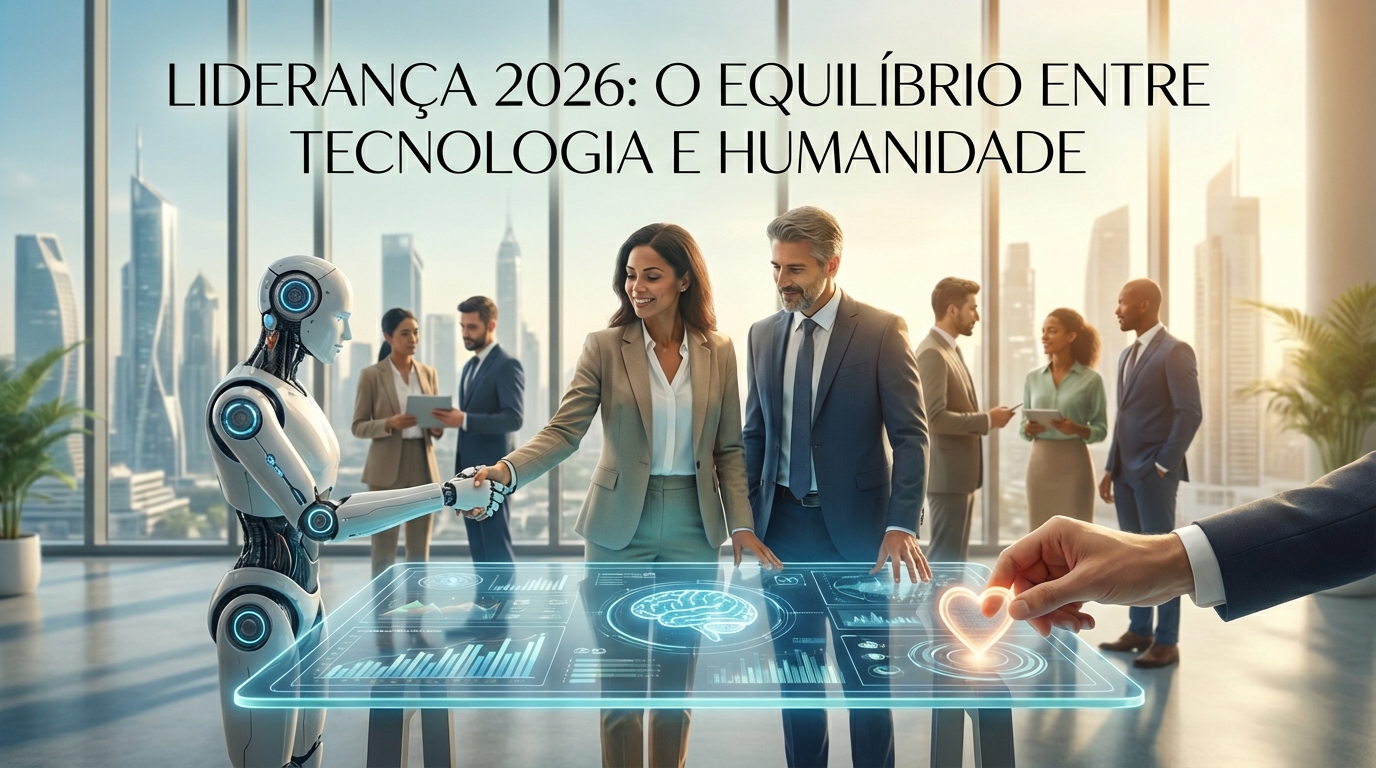 Liderança 2026: Equilíbrio entre IA e Humanidade 