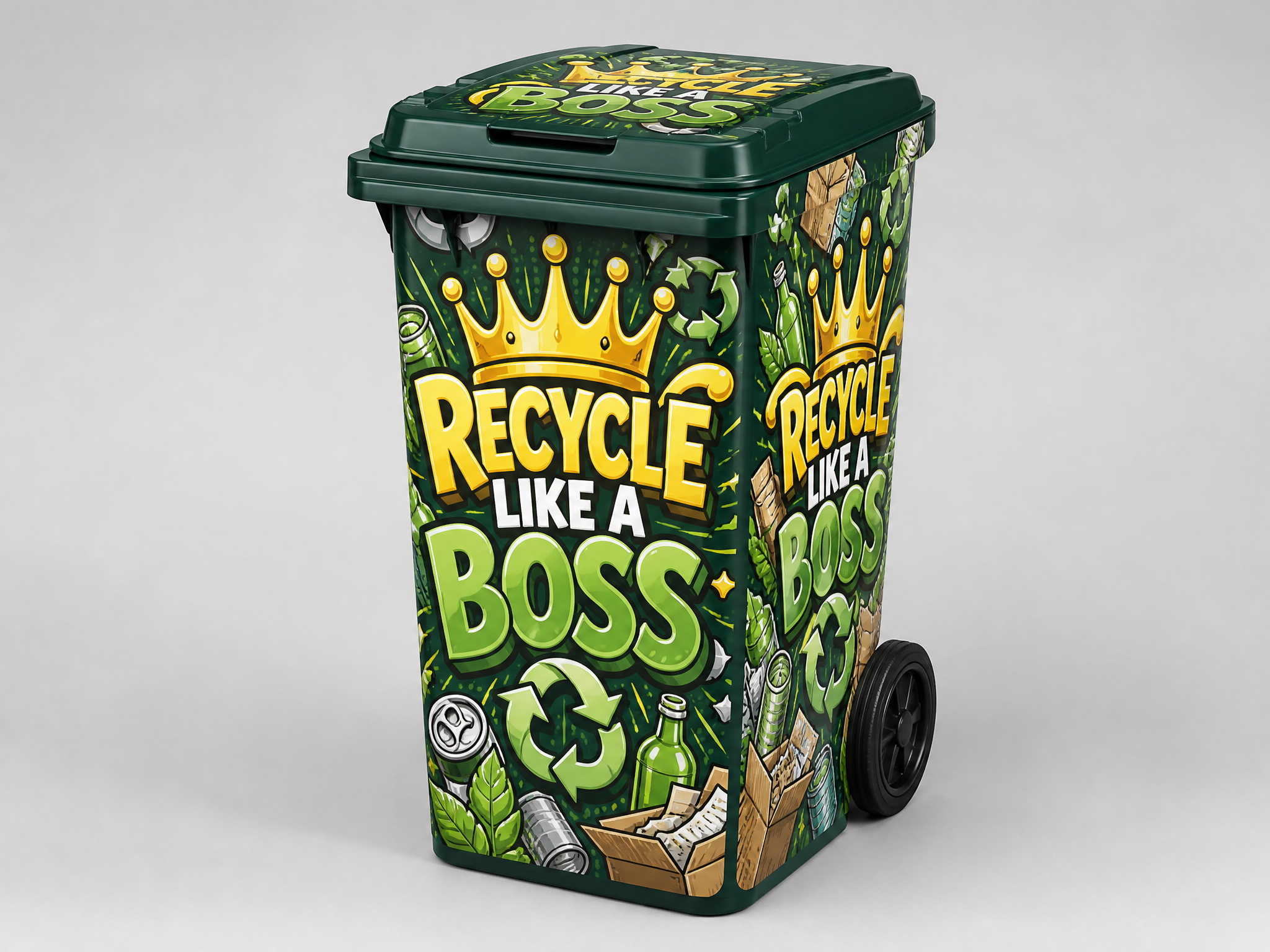 Recycle Like a Boss Full Wrap