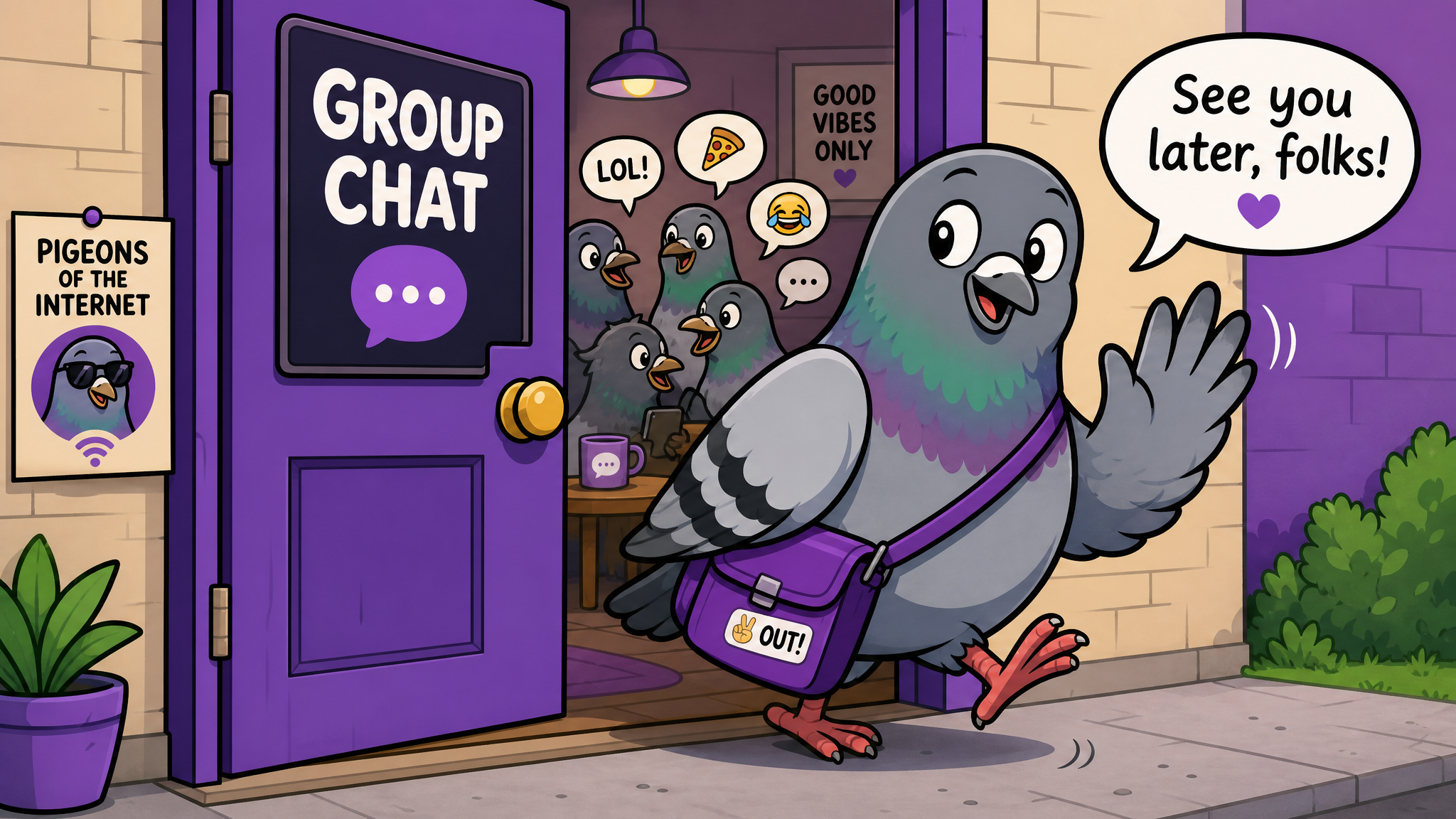 The Art of Leaving a Group Chat Gracefully Without Drama