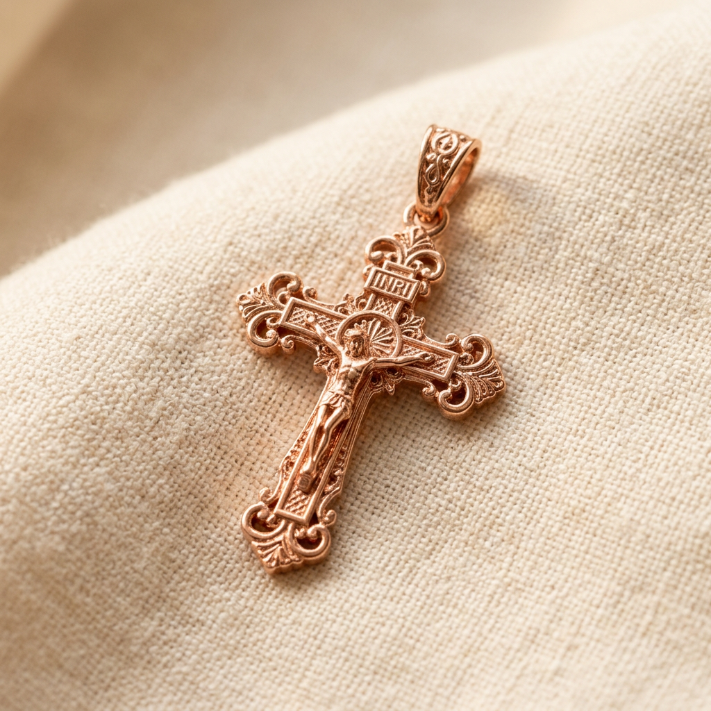 Crucifixo Dourado