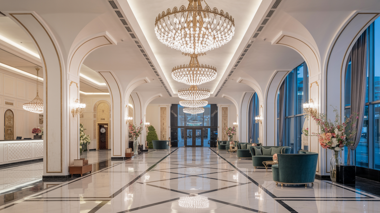 Luxury Hotel Lobby