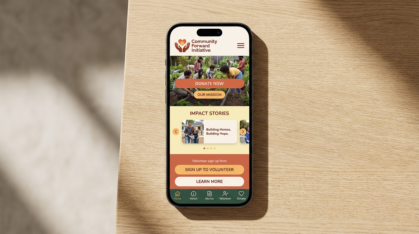 Community Forward Initiative mockup 2