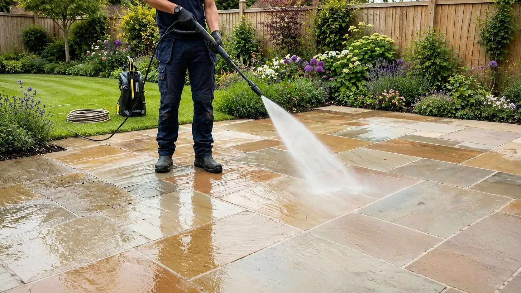 Pressure Washing work example 1