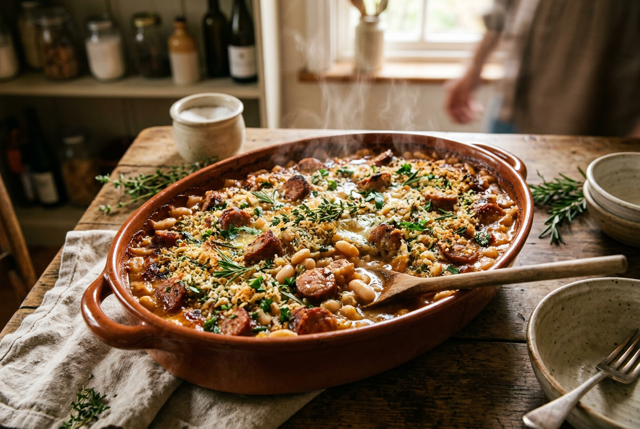 Sausage & White Bean Casserole