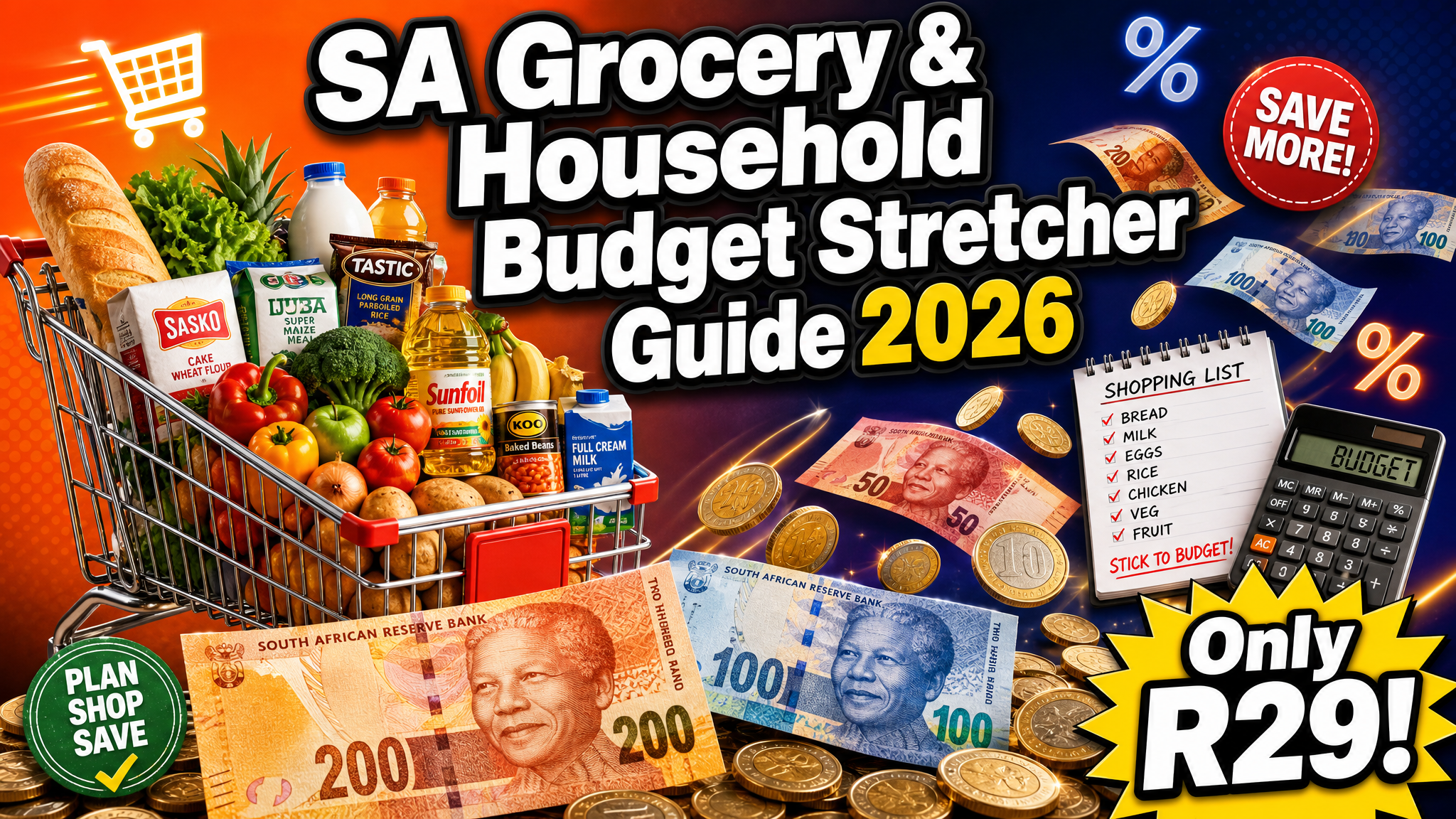 SA Grocery & Household Budget Stretcher Guide 2026