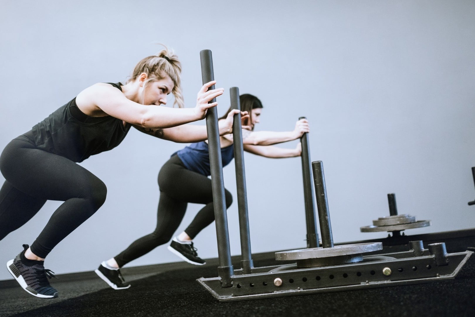 HYROX Sled Push training station