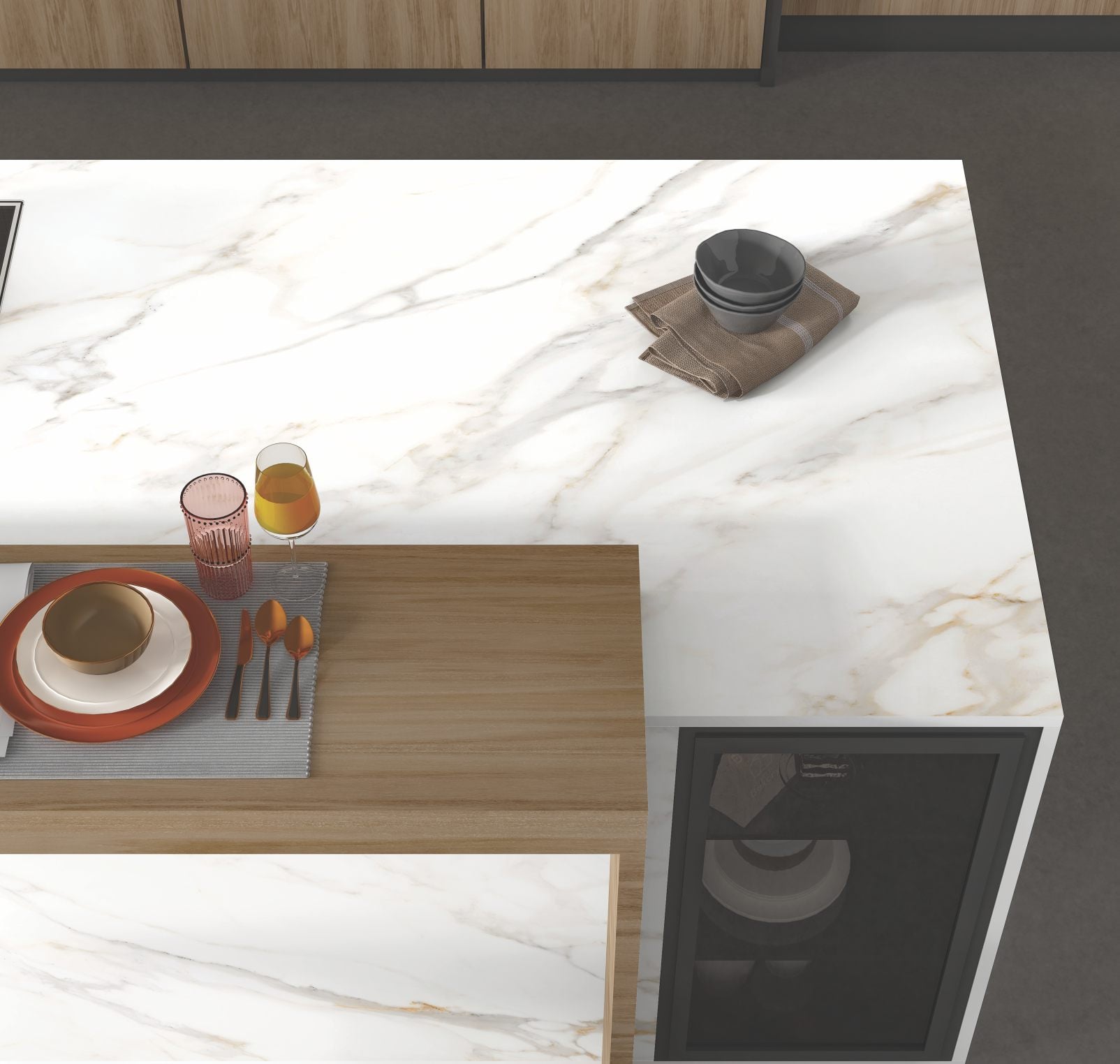 CARRARA GOLD Installation 2