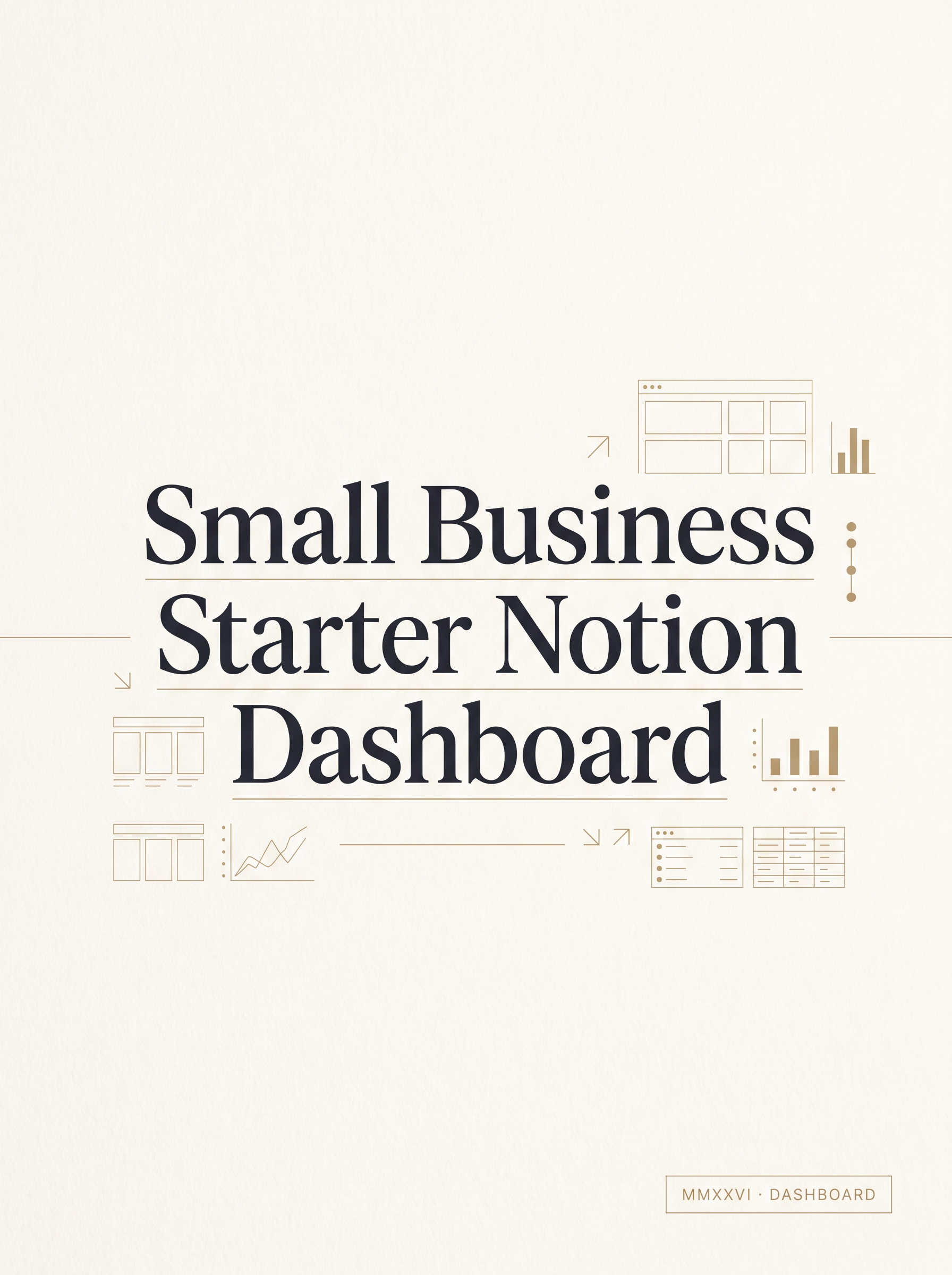 Small Business Starter Notion Dashboard
