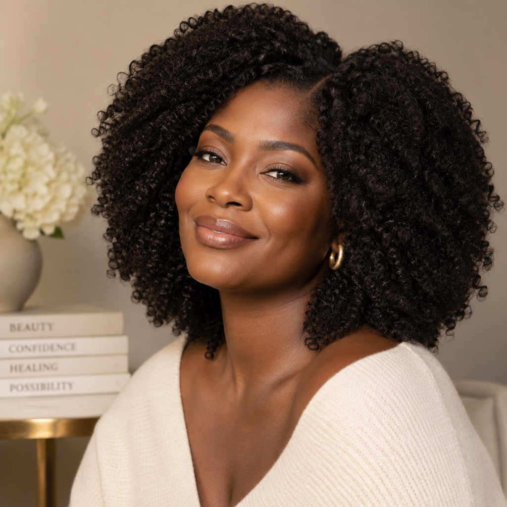 Natural Curl Cranial Unit — medical wig style