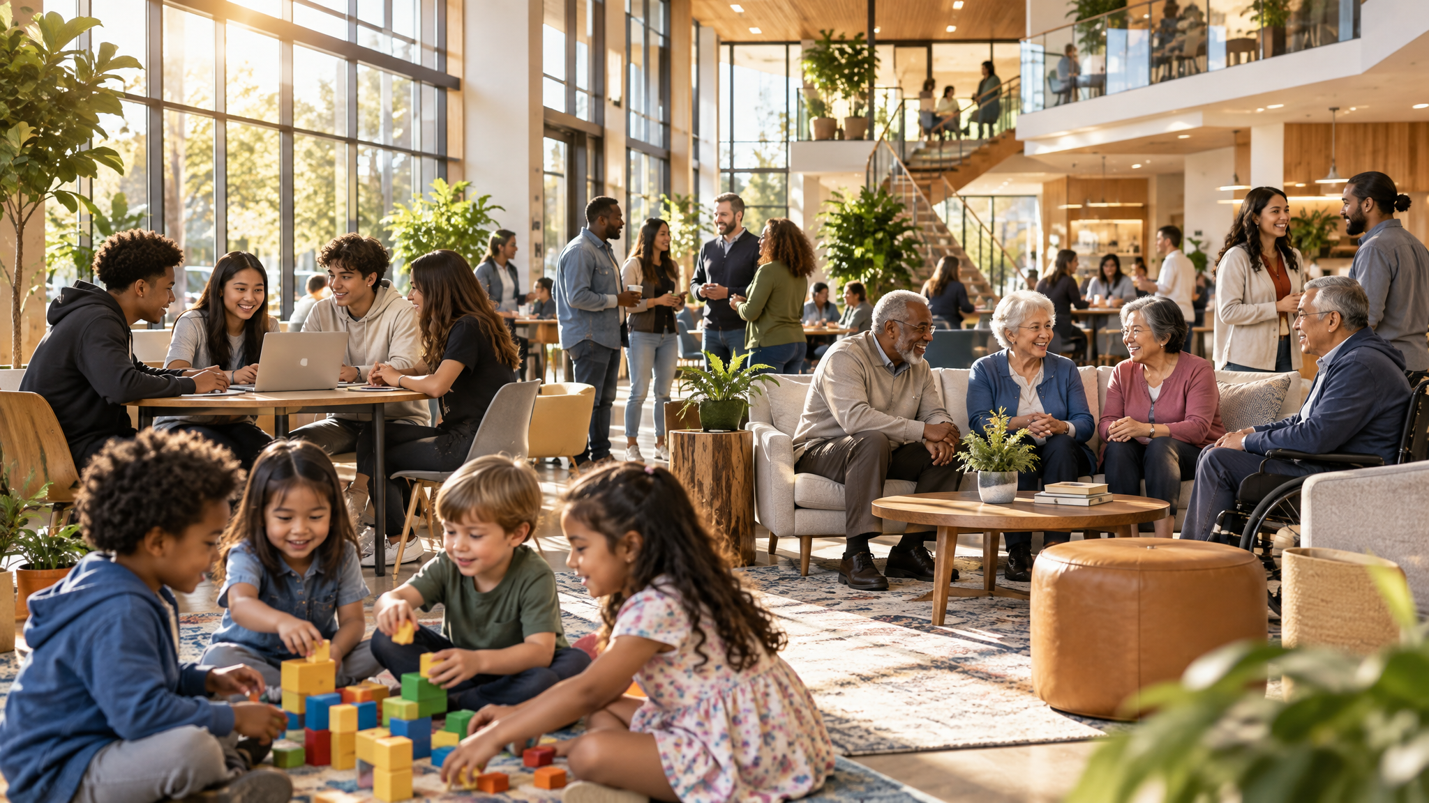 The Holistic Hub: Architecting a Multi-Generational Community Center Model for Sustainable Neighborhood Flourishing