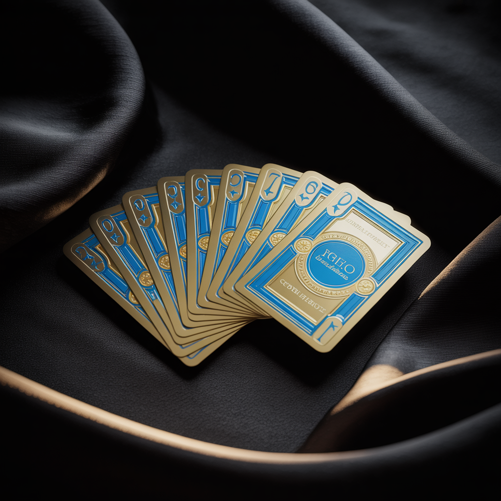 Flip 7 card game showing premium playing cards fanned out