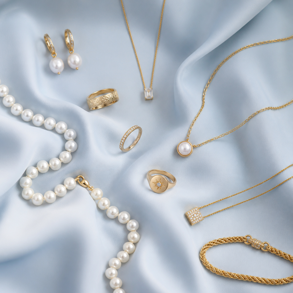 An assortment of fine Platero jewelry