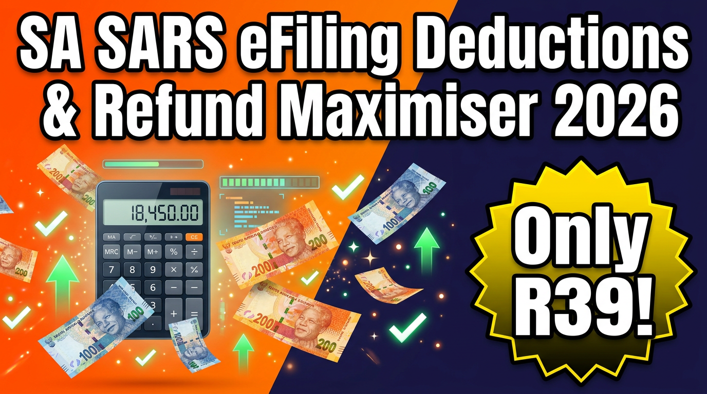 SA SARS eFiling Deductions & Refund Maximiser 2026