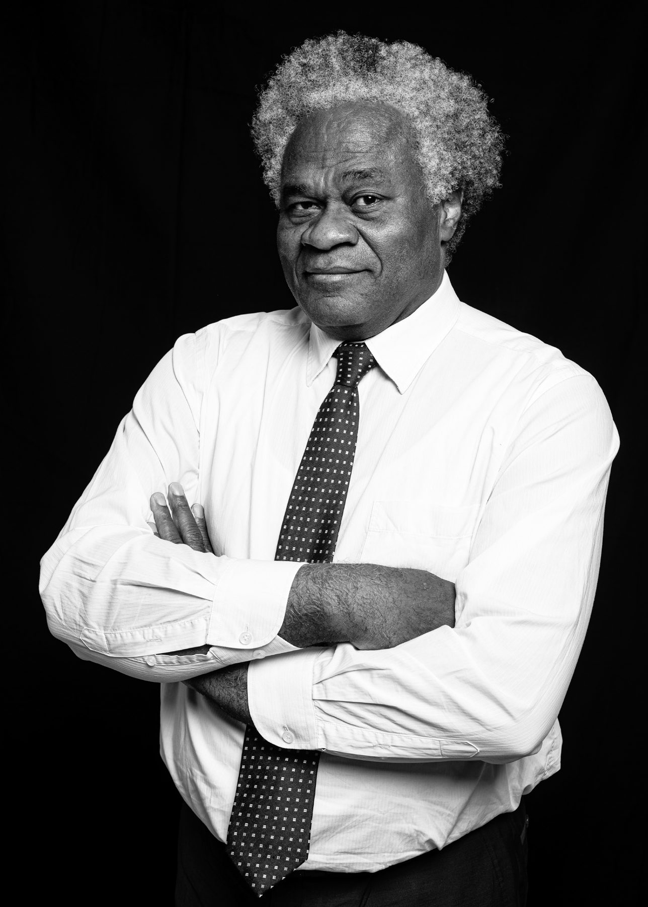 Portrait de Jacob Emmanuel Mabe, philosophe et auteur camerounais