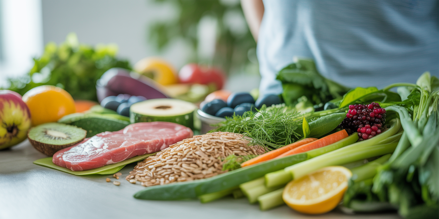 Comida saludable y balanceada