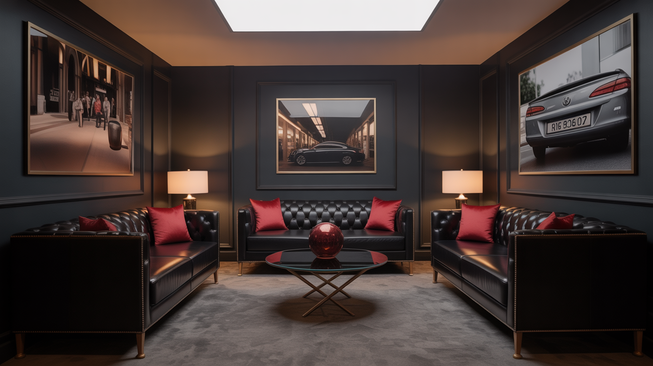 Professional reception area