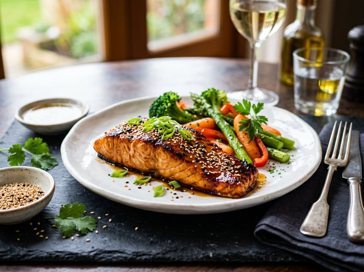 Photo of Honey Soy Glazed Salmon