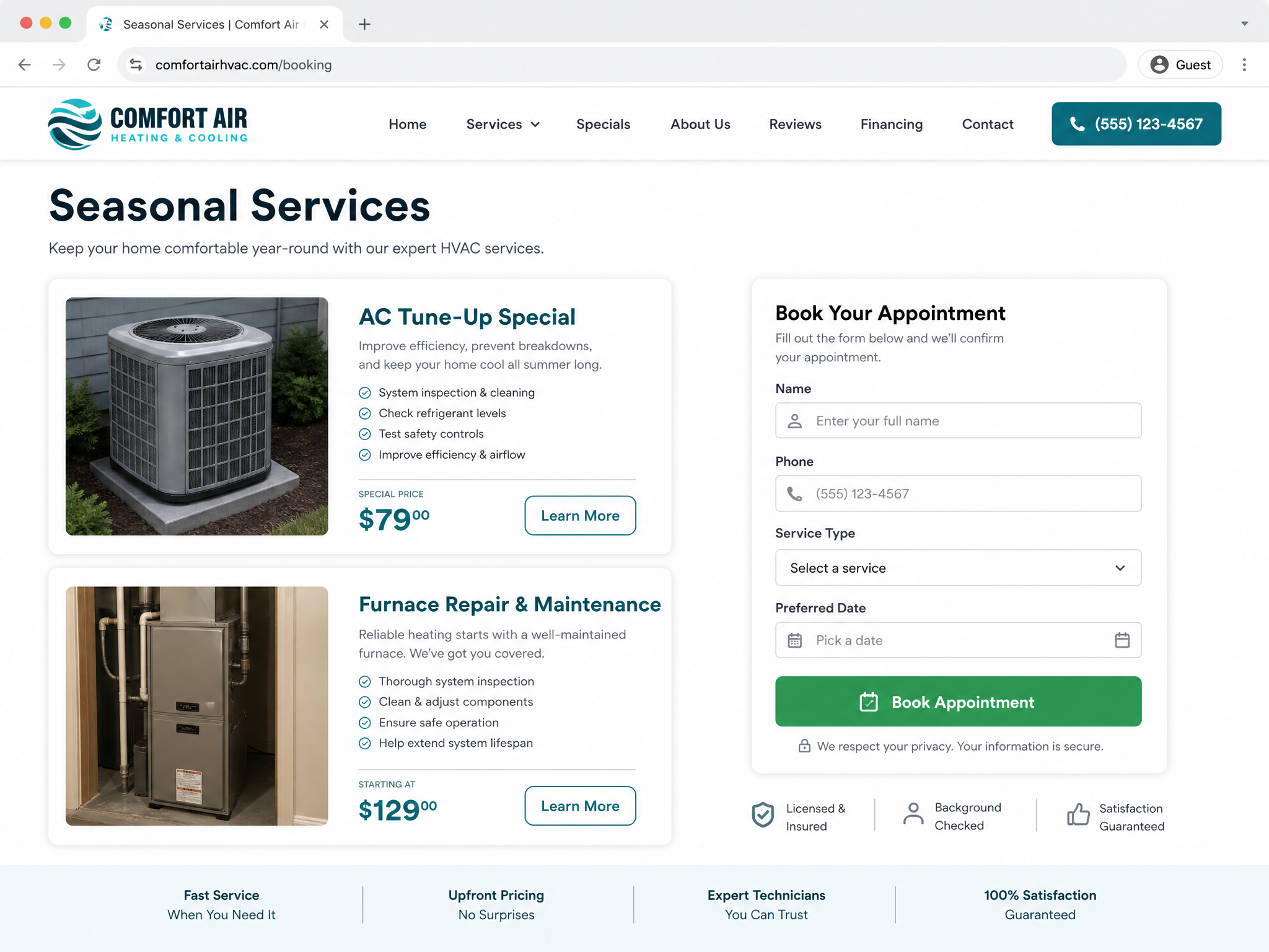 Sample — HVAC Contractor