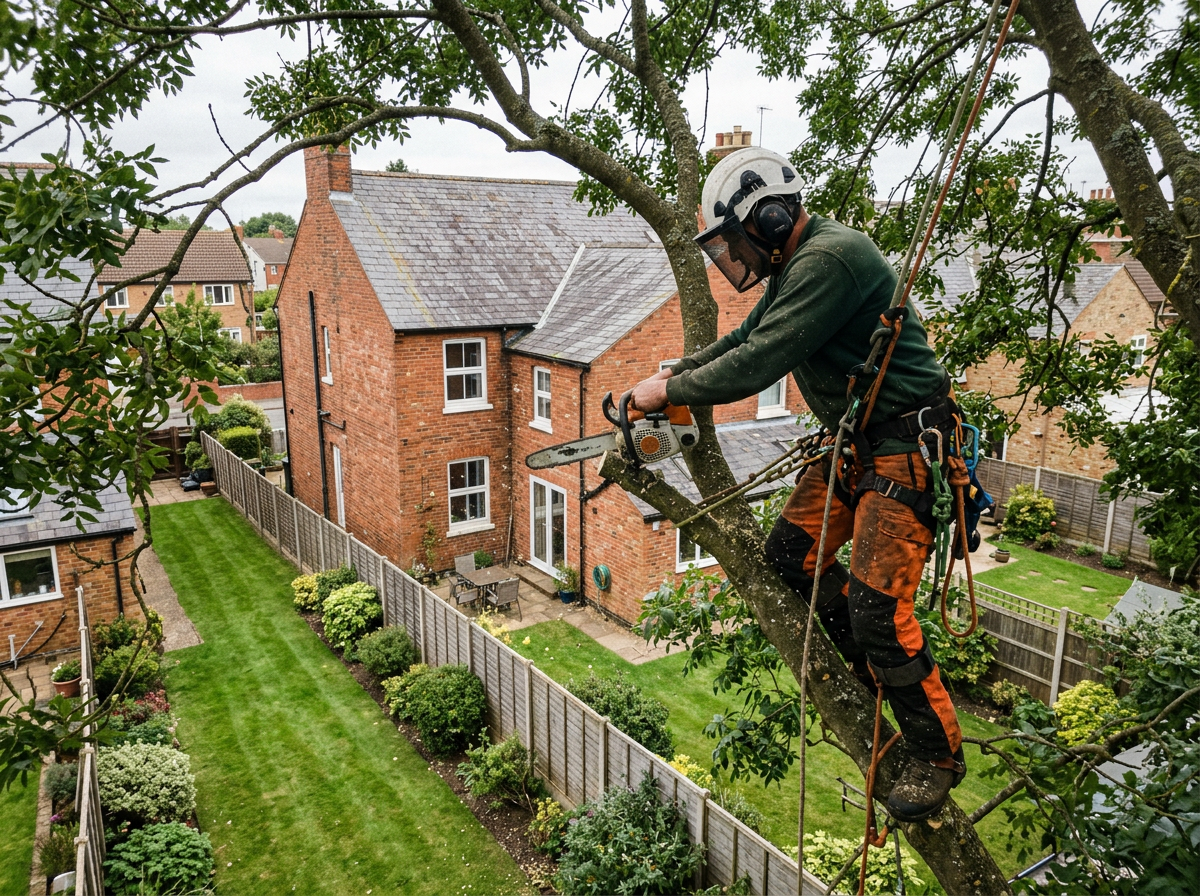 Tree Cutting & Pruning work at a Northamptonshire property – photo 2
