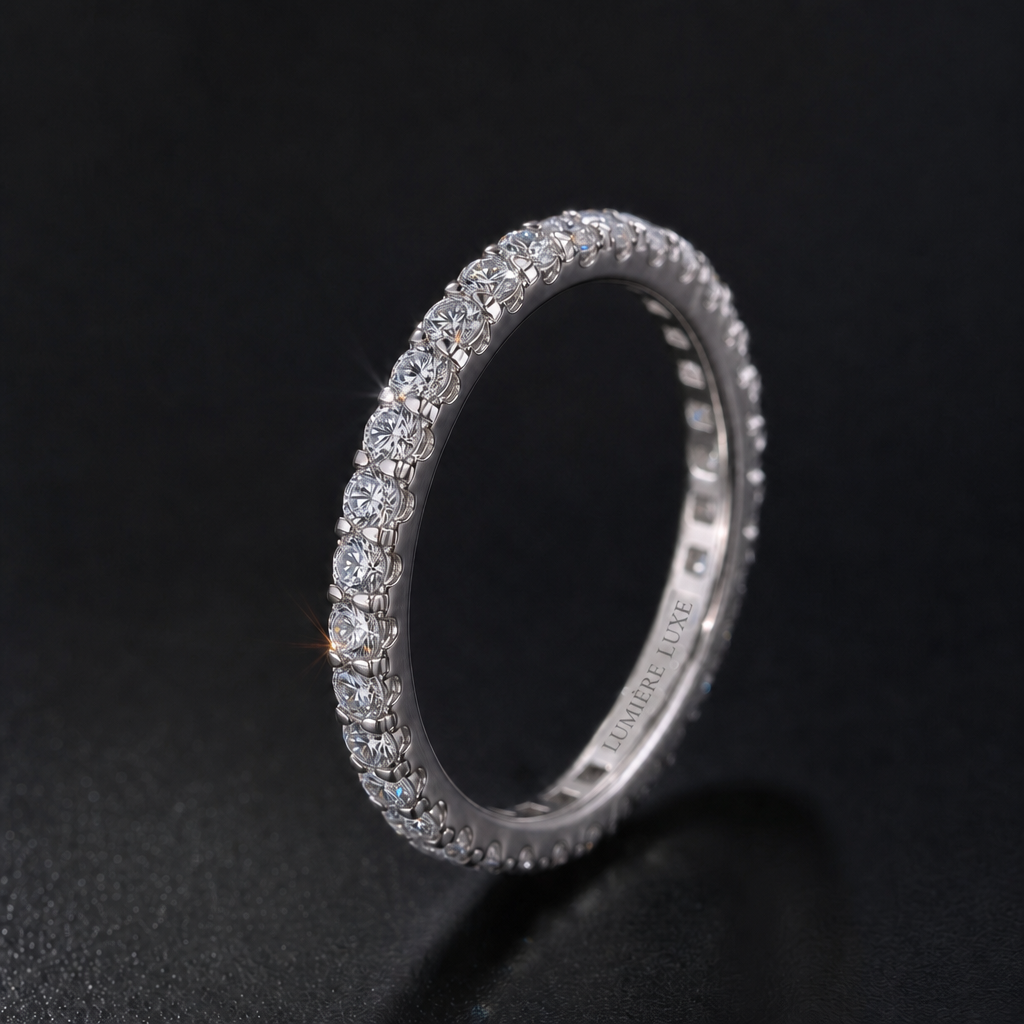 Crystal Pavé Band Ring