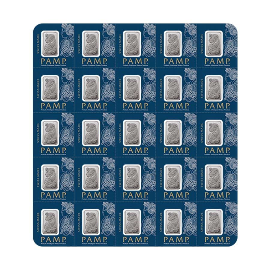 PAMP 25g Multigram Platinum Bar