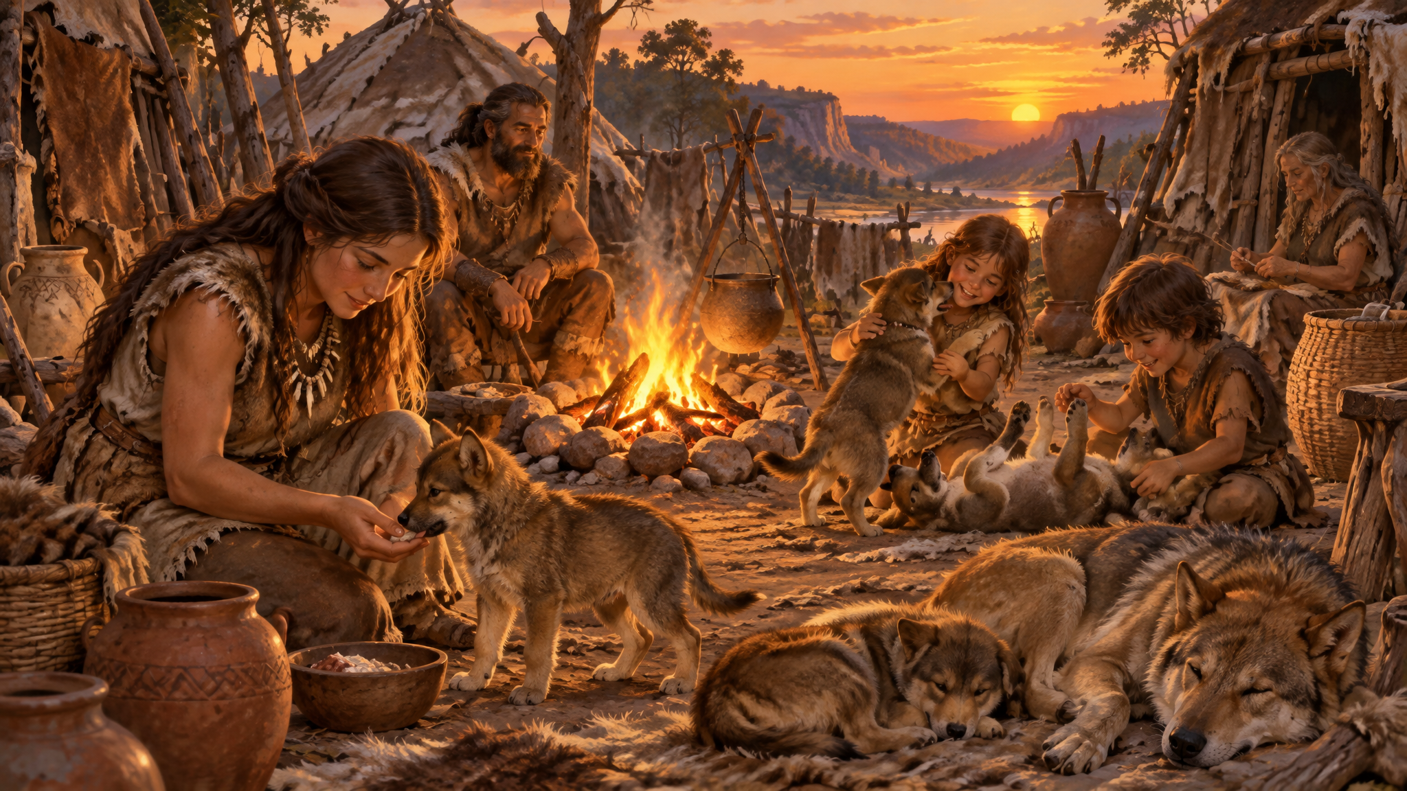 La domesticació dels gossos en un poblat prehistòric