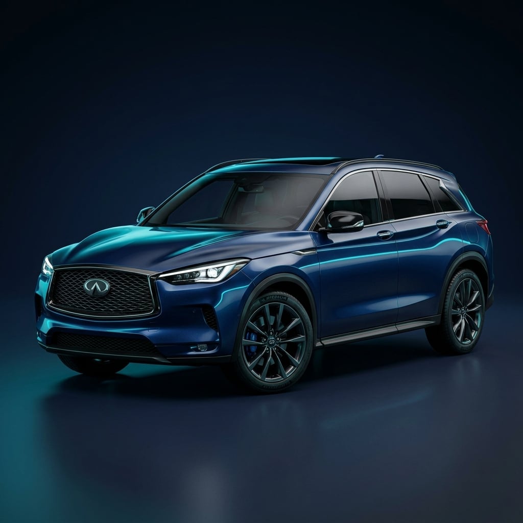 3D rendered luxury SUV