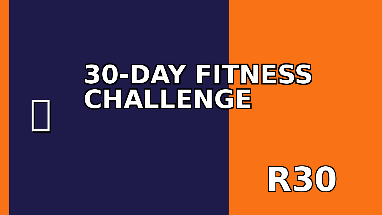 30-Day Fitness Challenge