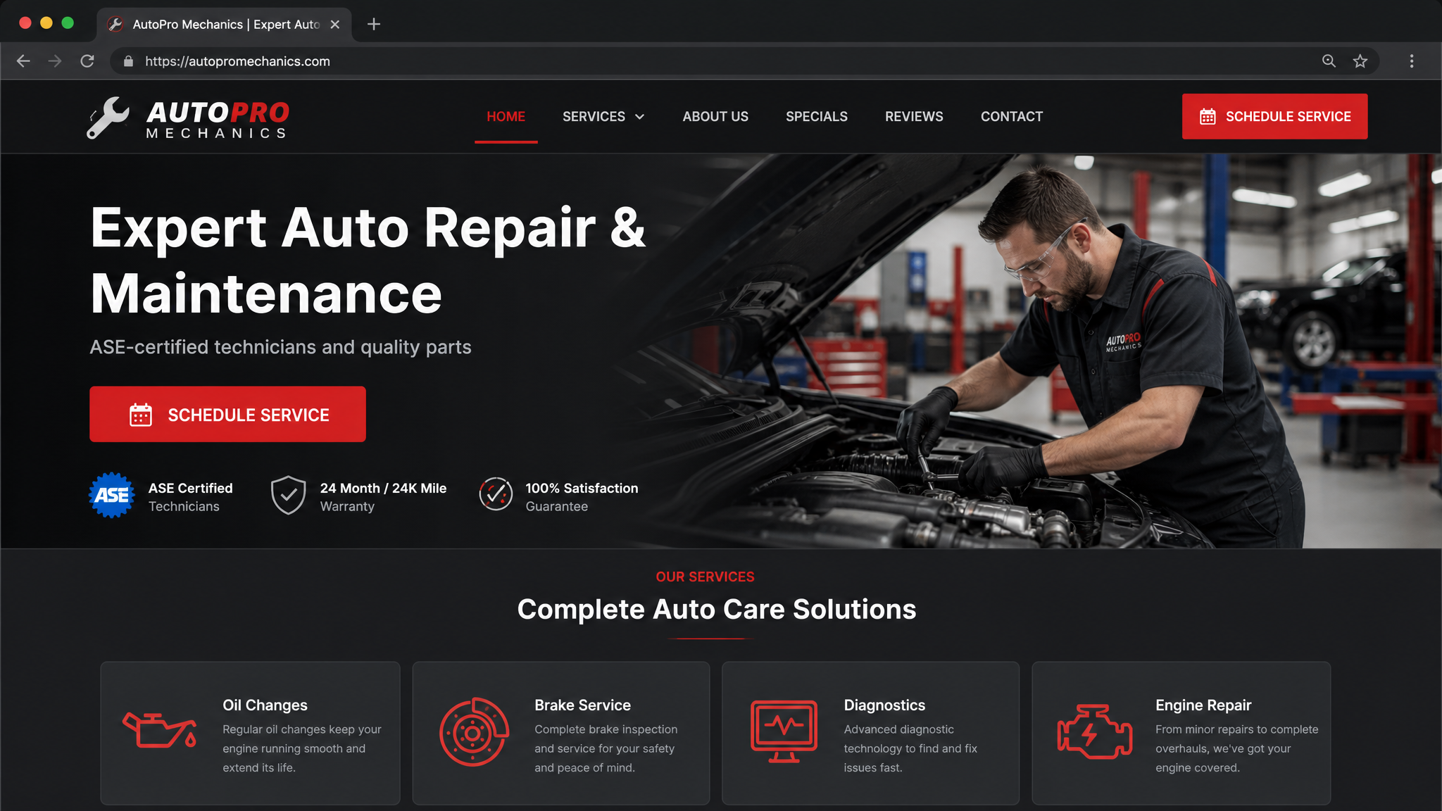 Sample — Auto Repair Shop