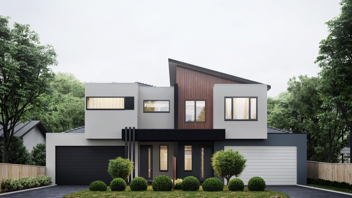 Modern house exterior ready for evaluation