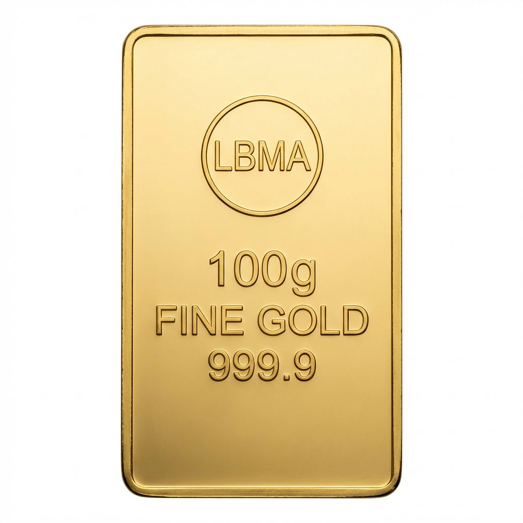 LBMA Good Delivery 100 Gram Gold Bar