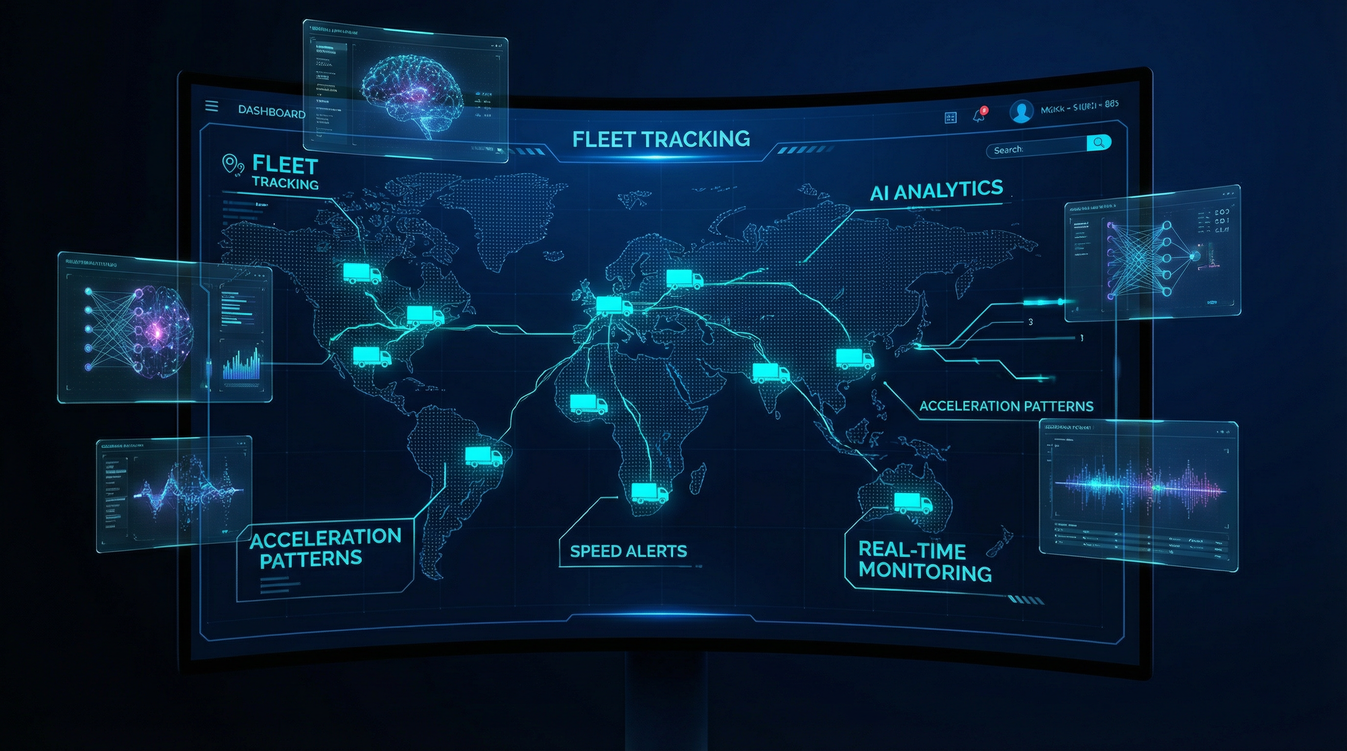 Software de Análisis de Conducción con IA Integrado a GPS de Flotas