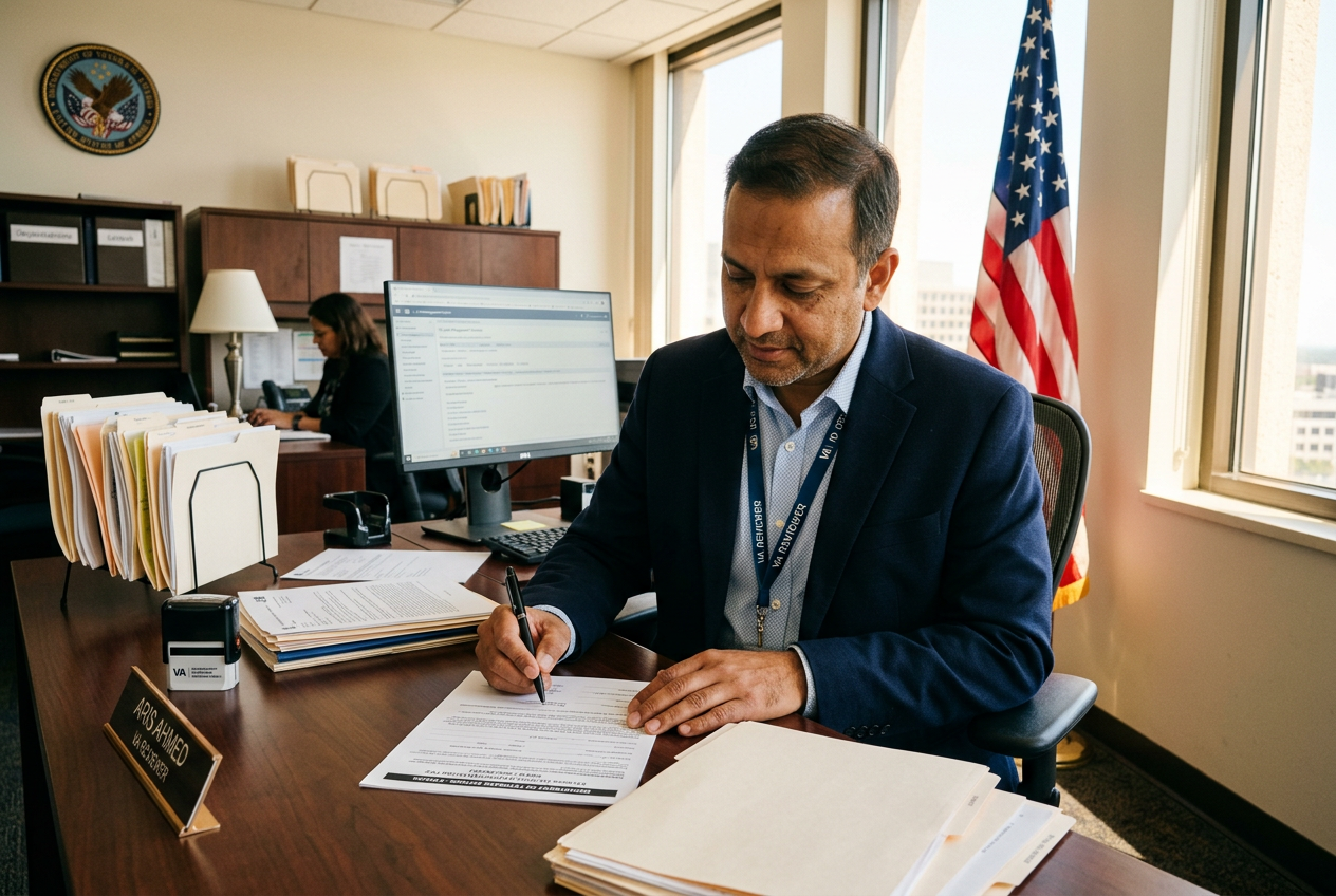 A government reviewer approving a capped representation fee before it is charged