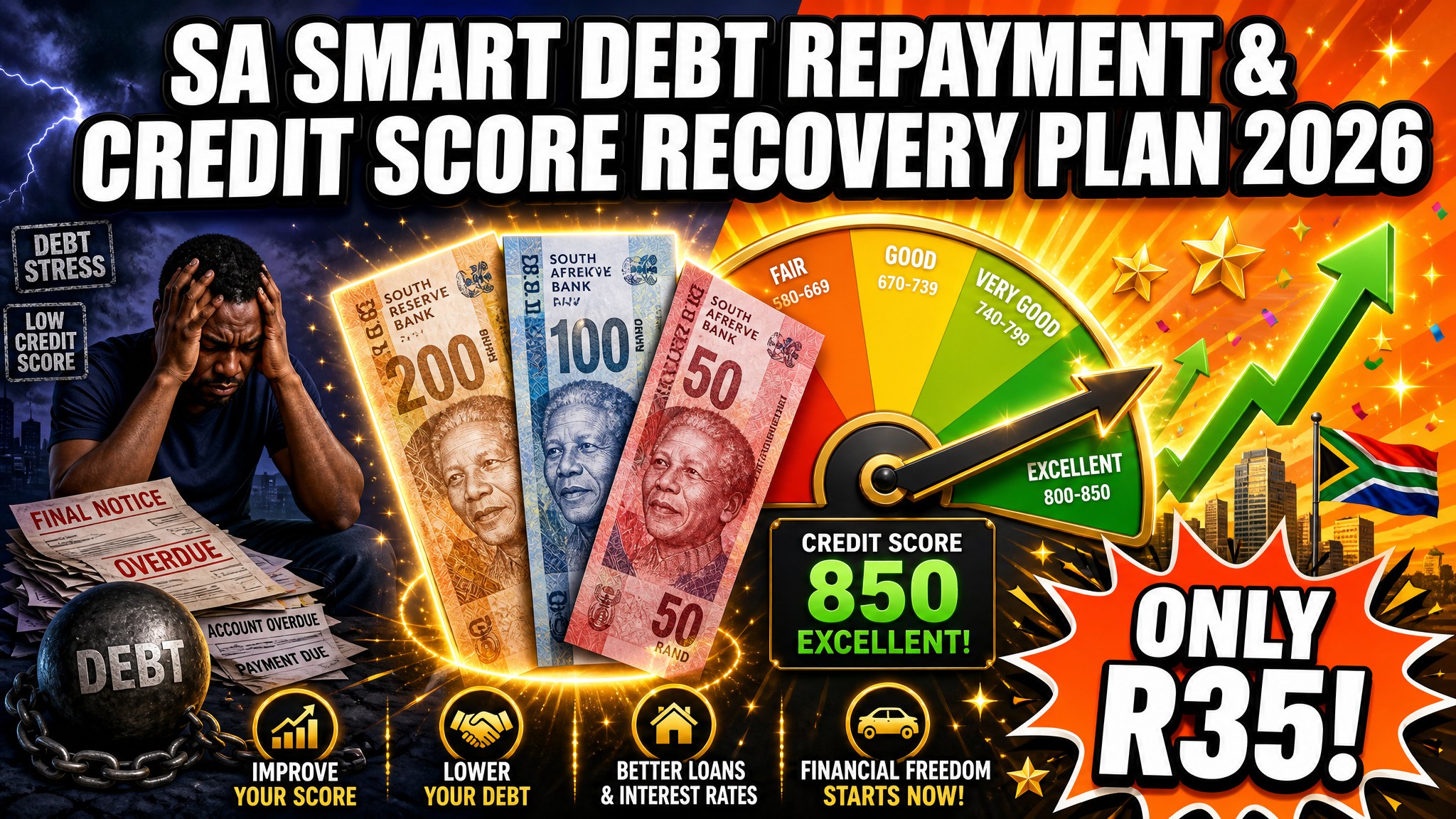 SA Smart Debt Repayment & Credit Score Recovery Plan 2026