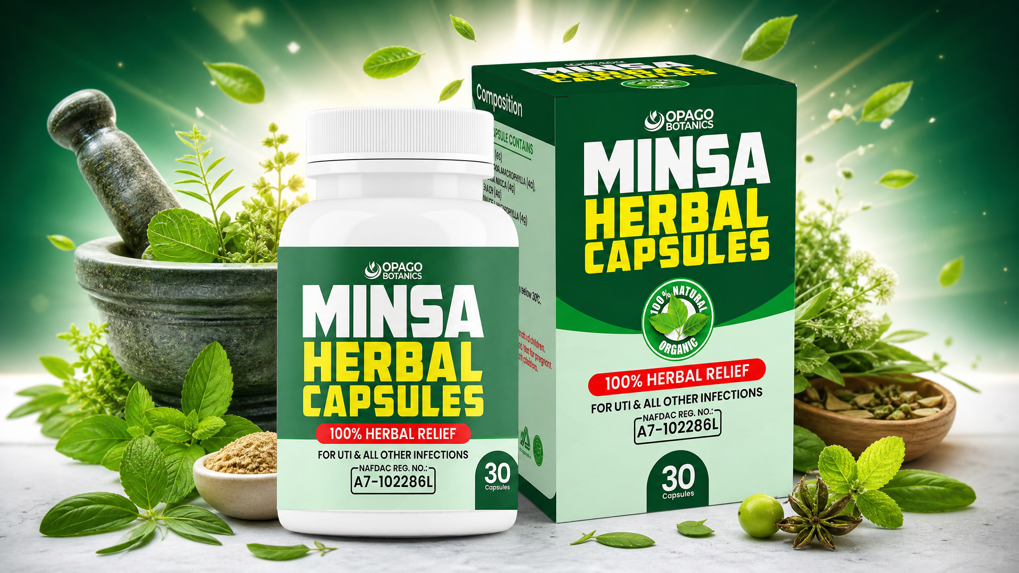 Minsa Herbal Capsules hero