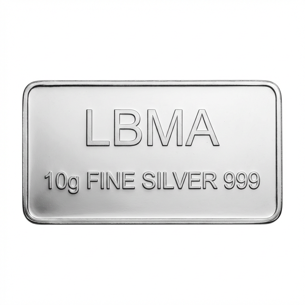 LBMA Good Delivery 10g Silver Bars - Investment Grade Silver