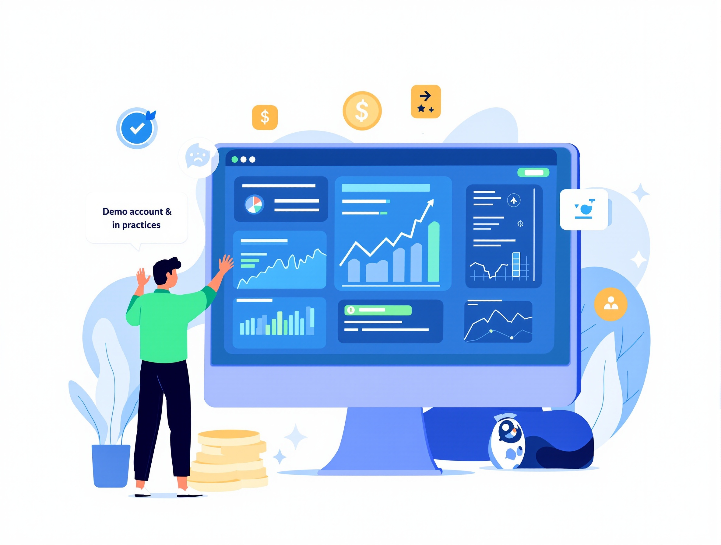 Conta Demo: Por Que Você DEVE Praticar Antes de Investir Dinheiro Real