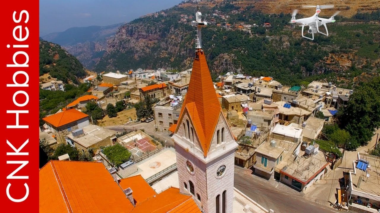 Panoramic view of Kfarsghab village in North Lebanon