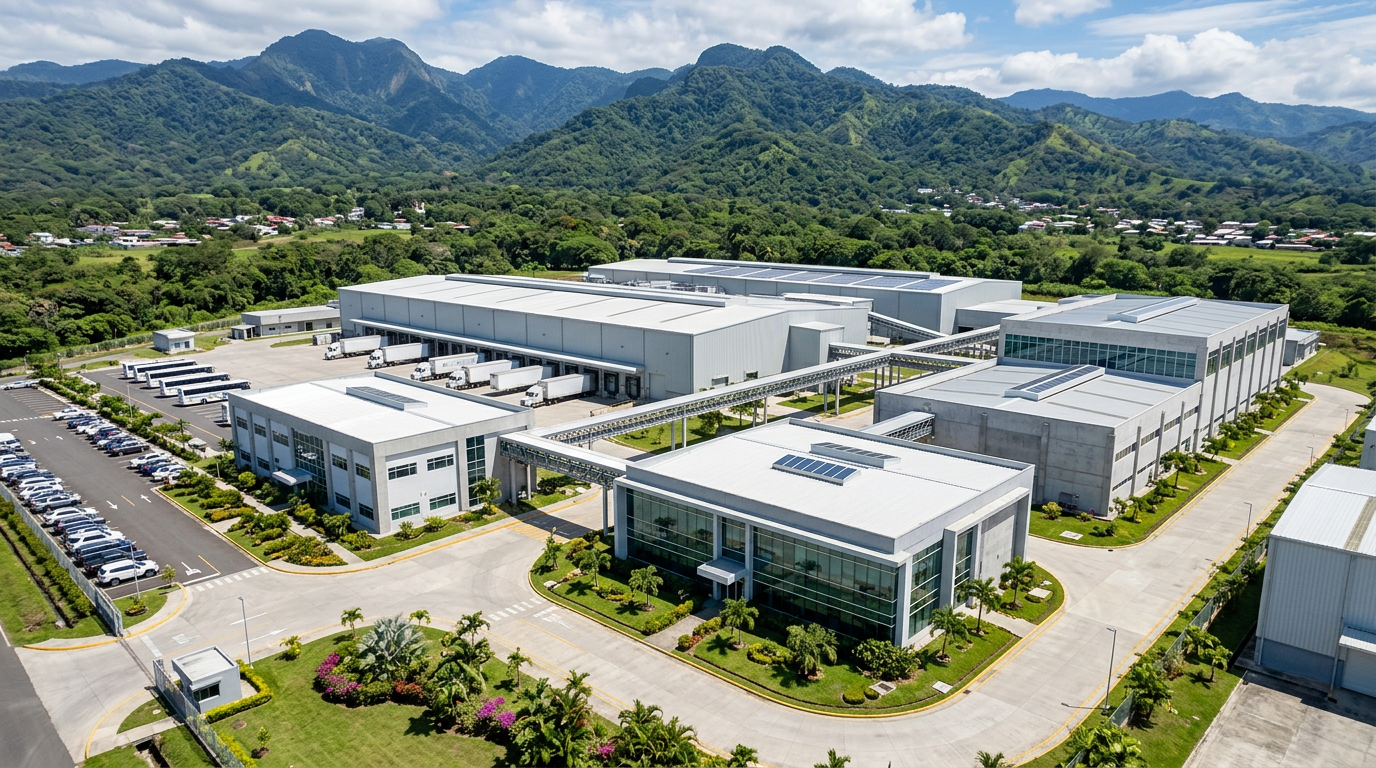 Modern manufacturing facility in Central America