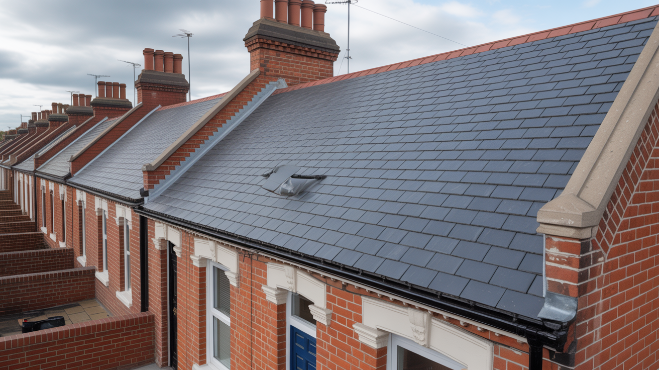Slate Roof on Victorian Terraced House, Manchester