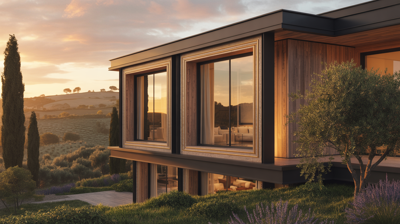 Modern luxury timber frame home by Italy Golden House