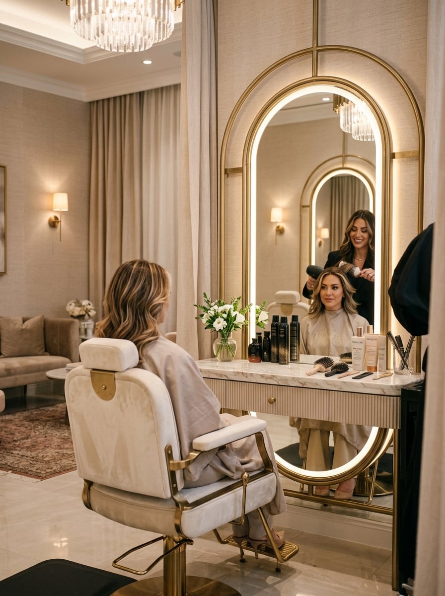 Interior elegante do Studio