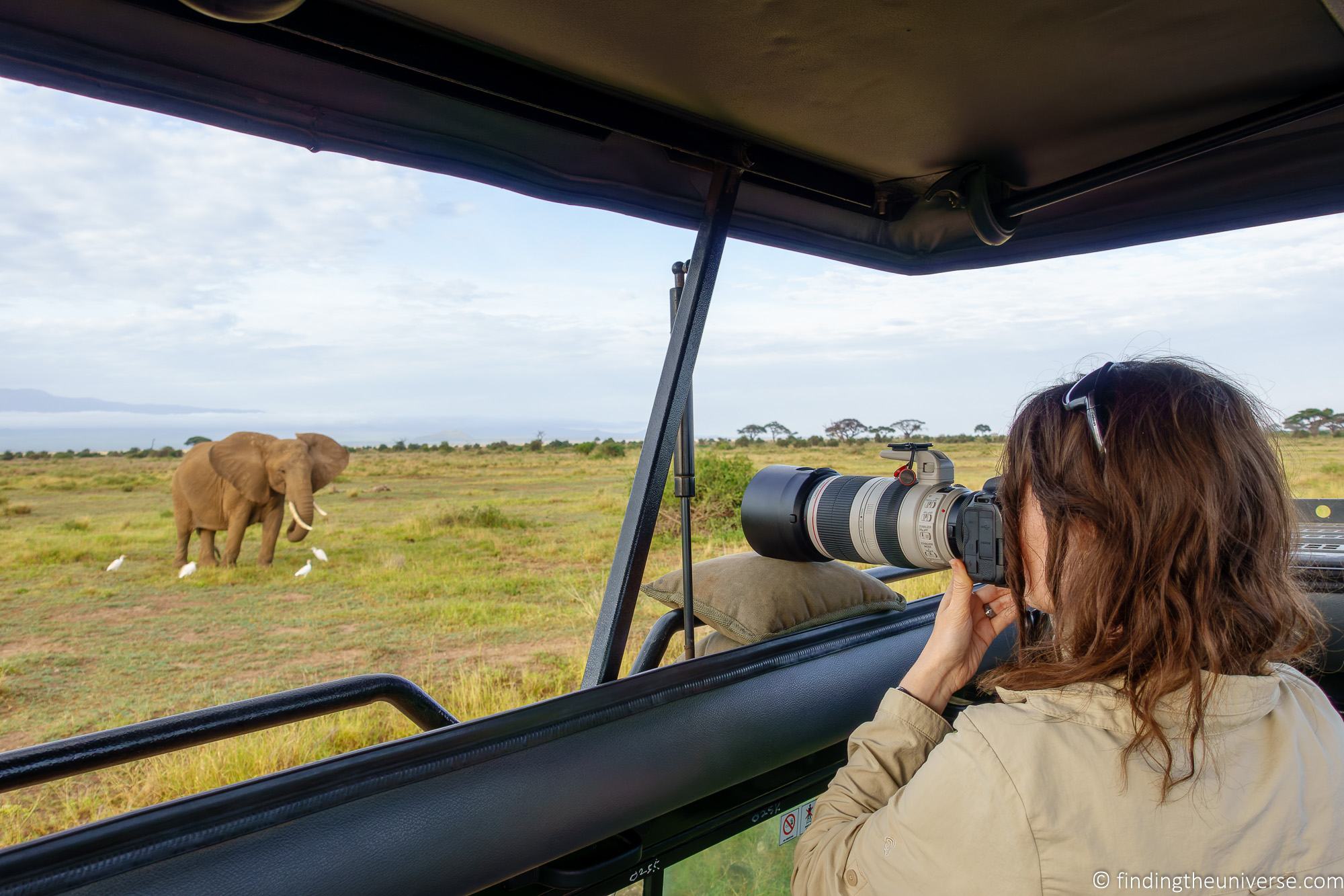Wildlife Photographer on Safari