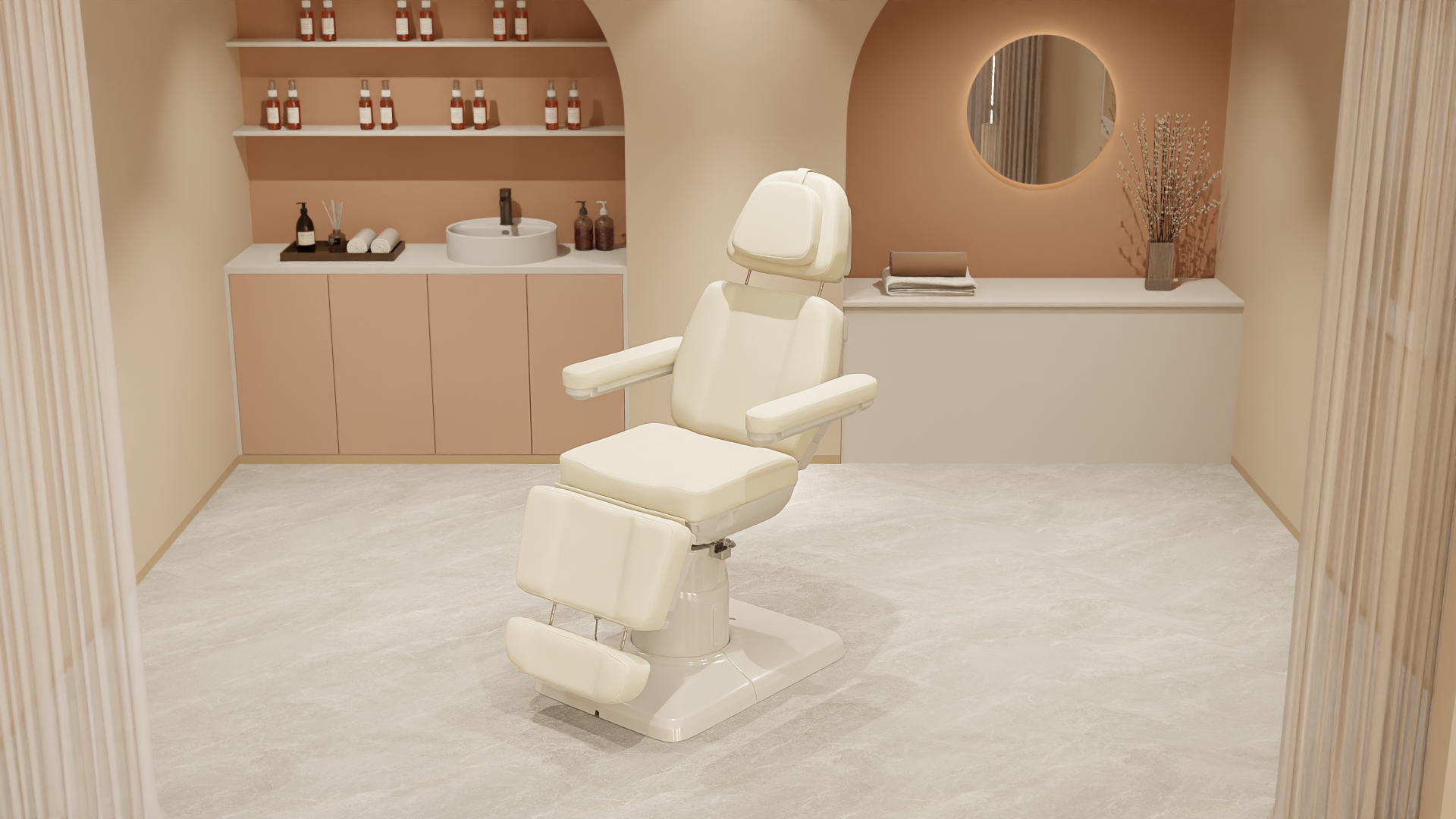 Luxury aesthetic treatment room