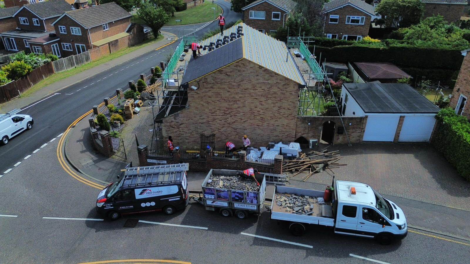 Complete slate roof installation – Didsbury